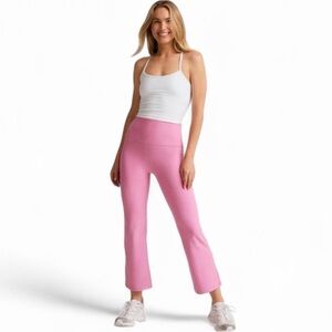 Beyond Yoga Spacedye Retro Cropped Flare Pants Pink Bloom Heather